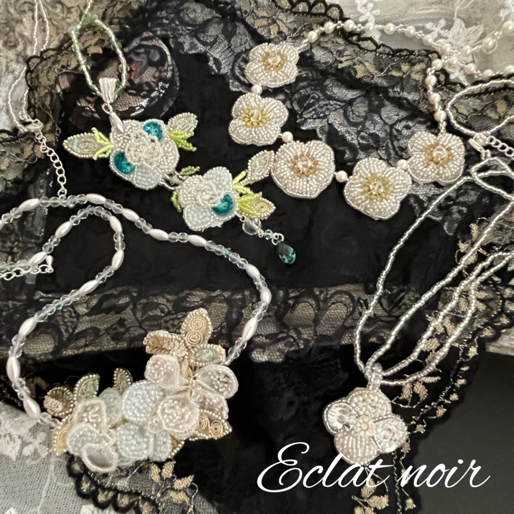 オートクチュール刺繍アートジュエリー