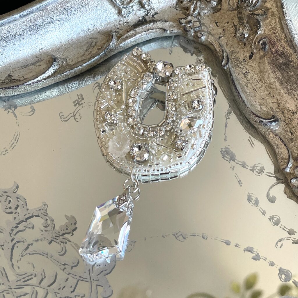 2025クリスマスビーズ刺繍キット 馬蹄ブローチ